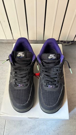 Nike Air Force 1 Negras y Verdes