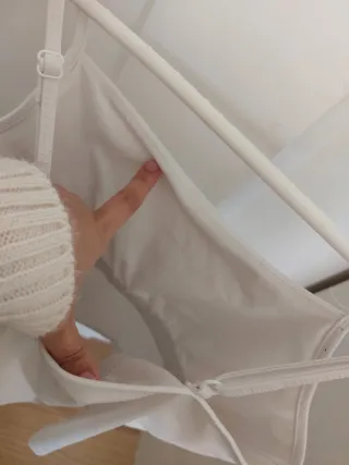 Musculosa blanca tirantes regulables talle S