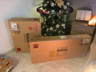 Tocador/Escritorio con Espejo y Luces LED