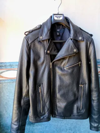 Chaqueta Cuero Negra H&M