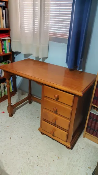 Escritorio madera 105x50x75cm