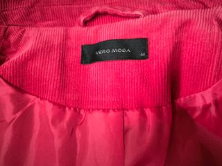 Chaqueta Blazer Rojo Vero Moda Talla 40
