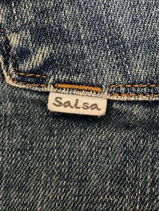 Pantalones Vaqueros Rectos Salsa Azul Vintage