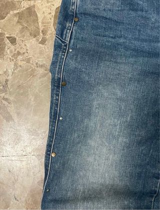 Pantalones Vaqueros Rectos Salsa Azul Vintage