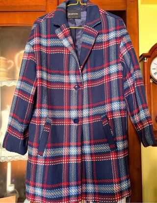 Chaqueta Stradivarius cuadros Talla M