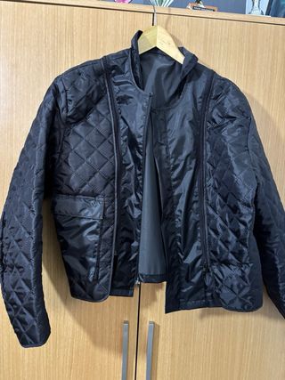 Chaqueta Moto Mujer Negra 4 estaciones