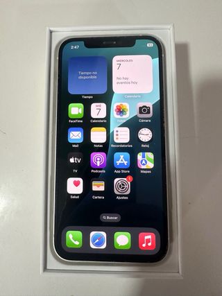 iPhone 12 Blanco 128GB con caja original