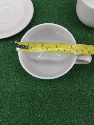 Juego de 3 tazas de porcelana