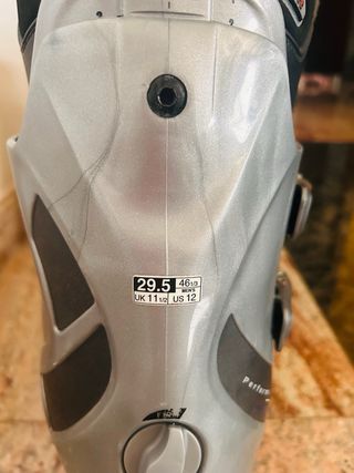 Botas de Ski Plata y Azul