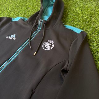 Chaqueta Adidas Real Madrid Negra y Azul