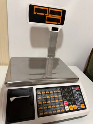 Balanza comercial con impresora