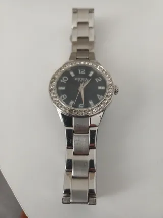 Reloj Breil Mujer Negro y Plateado