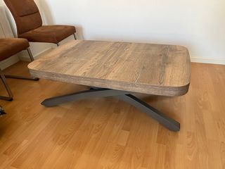 Mesa de comedor automática extensible