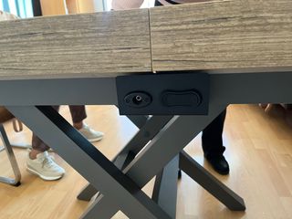 Mesa de comedor automática extensible