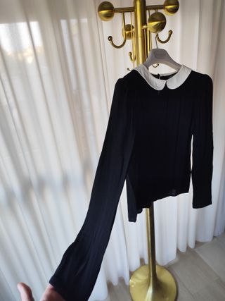 Zara Camicetta con colletto bianco