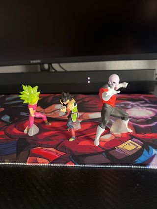 Figuras Gashapon Dragon Ball. Bardock, kefla giren