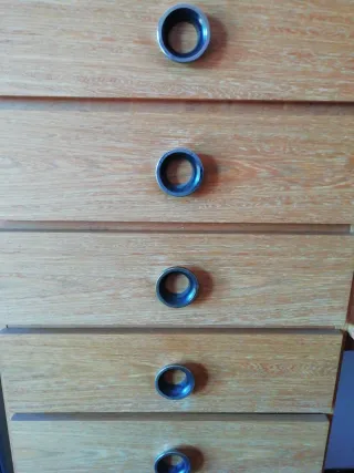 Cajonera de Roble Vintage Años 70