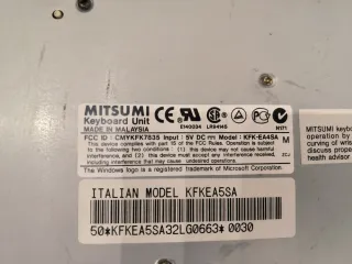 Tastiera PC vintage beige