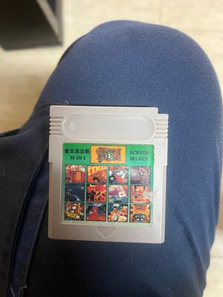 Cartucho 32 en 1 Game Boy