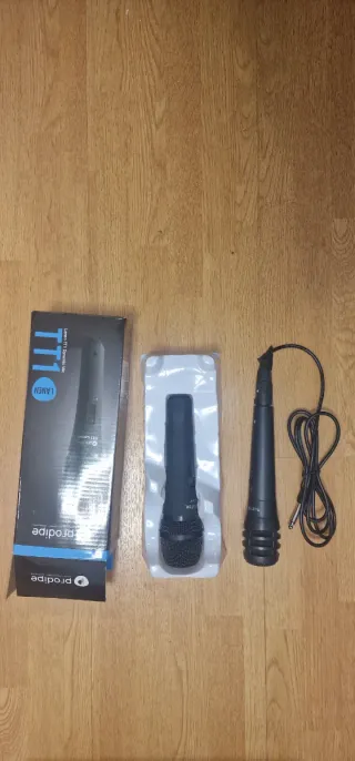 Pack Karaoke Micrófonos, Mezclador y Cable audio