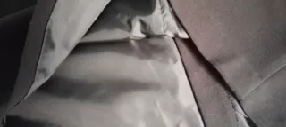 Falda negra con cremalleras nueva con etiqueta