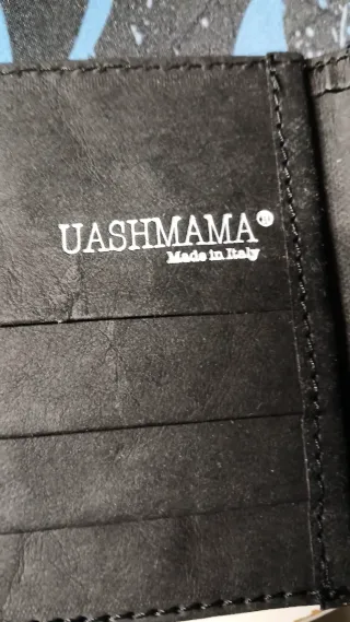 Portafoglio Ushama Grigio Pelle