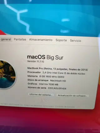 MacBook Pro Retina Plata