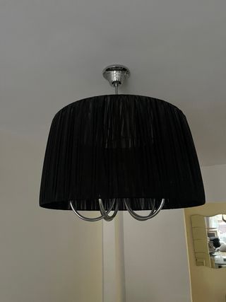 Lámpara de techo tela y metal