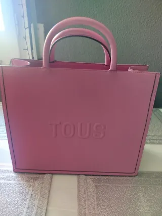 Bolso Tous Rosa y Dorado