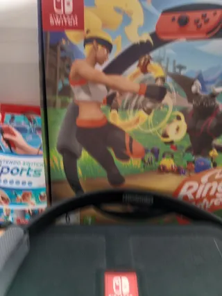 Nintendo Switch+  Accesorios+Cascos+Aro