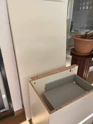 Mesa escritorio Malm Ikea blanca