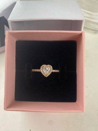 Anillo Pandora Corazón Talla 58