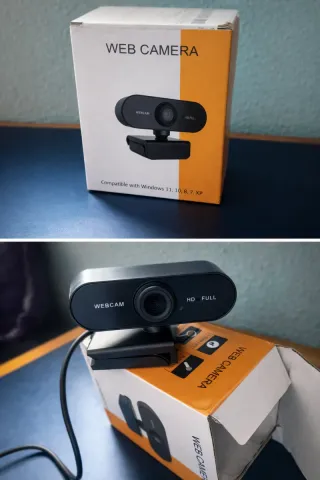 WEBCAM HD FULL Negra Compatible Windows