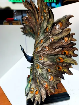 Escultura Pavo Real Giuseppe Armani