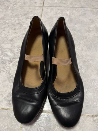 Tacones Flamenco Negro Talla 38