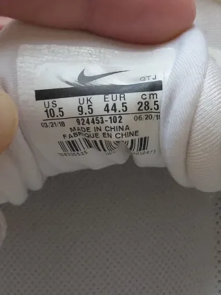 Nike Air VaporMax Plus Tn Talla 44.5 EU, 28.5 Cms,