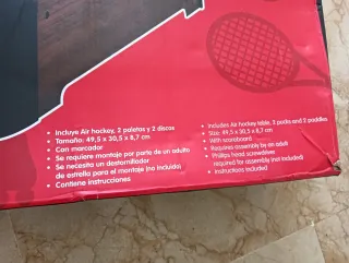 Mesa Air Hockey Sobremesa