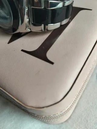 Reloj Swatch Acero y Nácar Negro/Plata