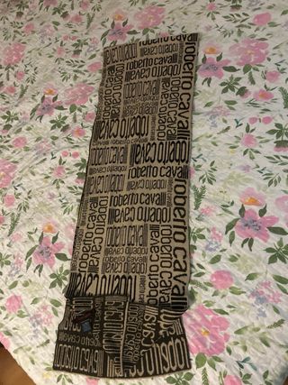 Bufanda Roberto Cavalli Beige/Marrón