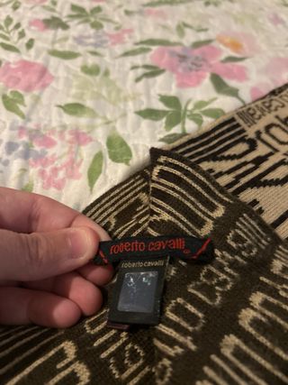 Bufanda Roberto Cavalli Beige/Marrón