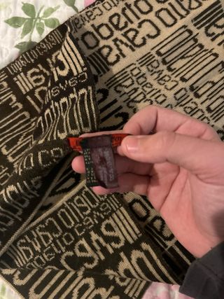 Bufanda Roberto Cavalli Beige/Marrón