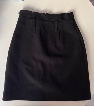 Falda Morgan Negra Talla 34 Recta