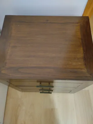 Cabecero y Mesitas de Noche Madera