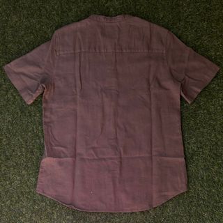 Camisa Leftisman manga corta cuello mao verde