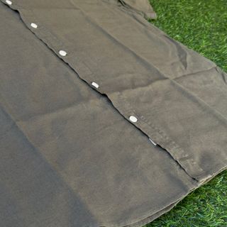 Camisa Leftisman manga corta cuello mao verde