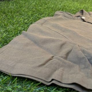 Camisa Leftisman manga corta cuello mao verde