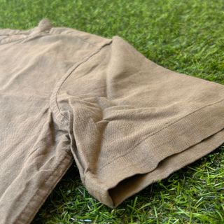 Camisa Leftisman manga corta cuello mao verde