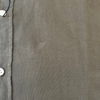 Camisa Leftisman manga corta cuello mao verde