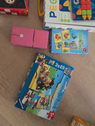 Lote Puzzles Infantiles (Djeco, Ravensburger)