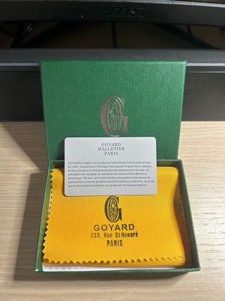 Portacarte Goyard Blu